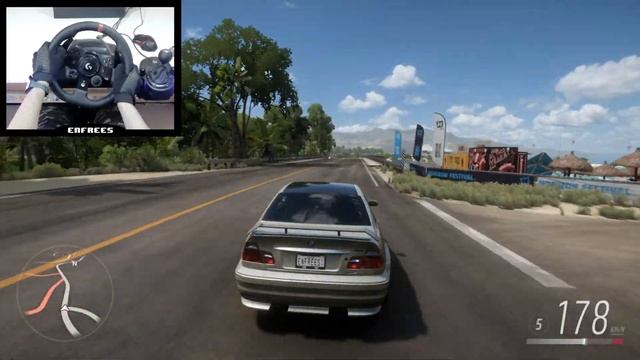 BMW M3-GTR - Forza Horizon 5 | Logitech g923 gameplay