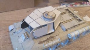 Танк т-34-85 из картона