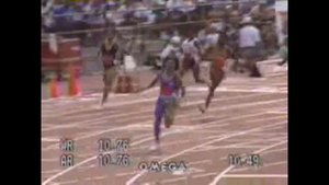 Флоренс Гриффит-Джойнер.Мировой рекорд в беге на 100 метров у женщин(10.49).Индианаполис 1988(HD).