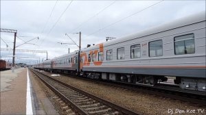 ТЭП70-0529 с поездом Адлер - Смоленск в Брянске