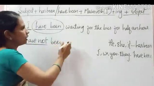 Present Perfect Continuous Tense смотреть онлайн