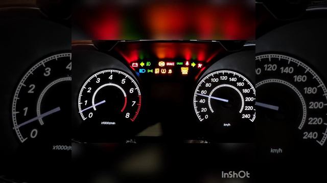 Нові шкали щитка після прошивки з миль на кілометри 8100c054, в машині. Lancer X, ASX, Outlander XL смотреть онлайн