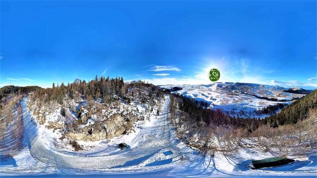 Адыгея.Плато Лаго-Наки . Панорама 360.(Lago-Naki.Panorama 360°)