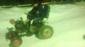 Минитрактор из мотоблока каскад 1