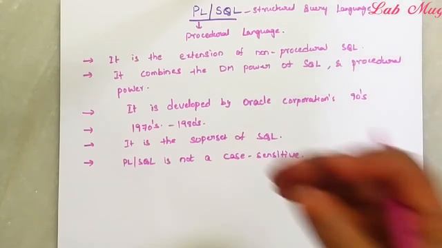 PL/SQL Introduction and advantages in sql || SQL in telugu