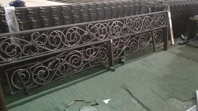 Ограждение из кованых элементов НордМашСервис смотреть онлайн