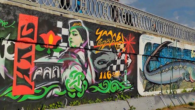 Набережные Челны / / Набережная Нового города / / Городской фестиваль графики