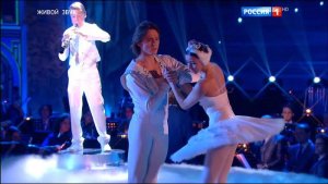 Денис Родькин и Кристина Кретова (балет), Тимофей Яхнов (гобой). Адажио из балета "Лебединое озеро"