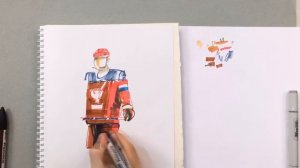 Как рисовать быстрый СКЕТЧ / ОВЕЧКИН