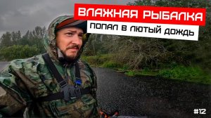 Влажная рыбалка на реке ЛУГА, промок до нитки!