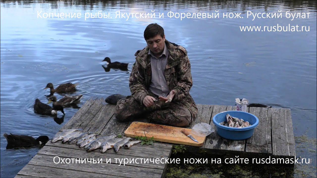 Копчение рыбы. Обзор ножей "Русский булат"