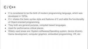 List of Top Programming Languages for 2019