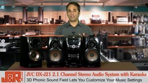 JVC DX-J21 Midsize 2.1 Channel Stereo Audio System - JR.com