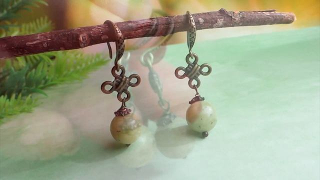 Китайский нефрит серьги бронза смотреть онлайн