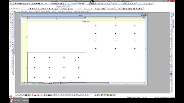 Finding Correlation between different data set in OriginPro смотреть онлайн
