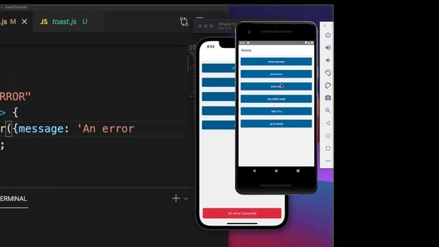 Build a custom toast notification. React Native Tutorial. смотреть онлайн
