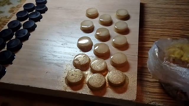 Как сделать фишки для нард.  wood carving