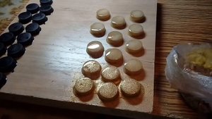Как сделать фишки для нард. wood carving