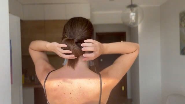 Элегантный пучок Пошаговое видео