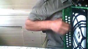 Барыня. Гармонь. Вариант перехода по октавам перебором