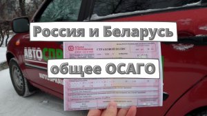 В России и Беларуси будет общее ОСАГО