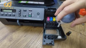 Brother DCP-T520W Printer Unboxing & Ink Charging