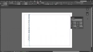 Вертикальный текст в Adobe Indesign. Размещаем текст по вертикали.