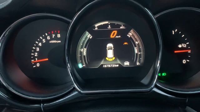 Работа штатного парктроника Kia Ceed JD. Система RPAS. смотреть онлайн
