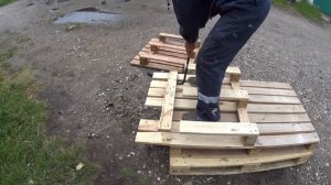 Стол из обычных поддонов. Почему из ЕВРО лучше?