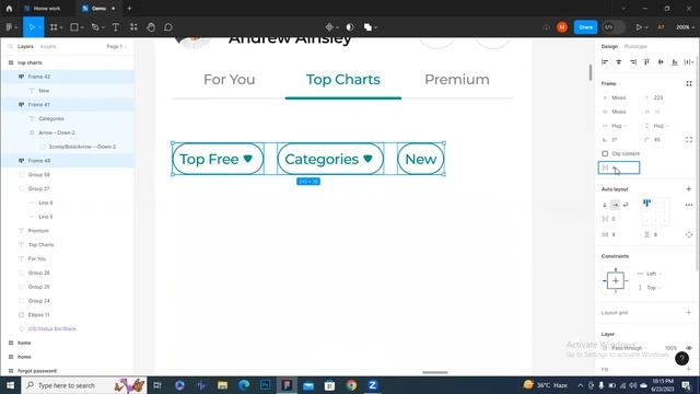 Design a Gaming App in Figma | Figma Mobile App Design Tutorial | 11 | UI/UX Design | #figma #uiux
