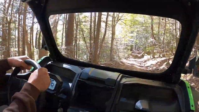 Test Ride: Kawasaki KRX | MODS | Fall Trail Ride. смотреть онлайн