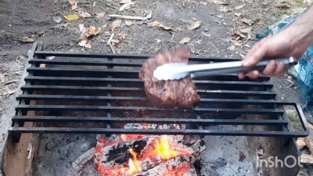 Влог 196?Уникальный Опыт Готовки СТЕЙКОВ на открытом огне ?Безупречный Пейзажи на Закате