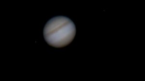 Jupiter  with webcam and 8" Skywatcher