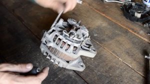 Kia Rio 3 ремонт генератора, замена подшипников