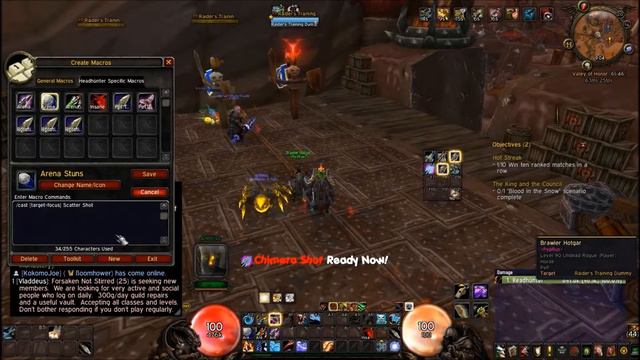 WoW Hunter Macros MM spec