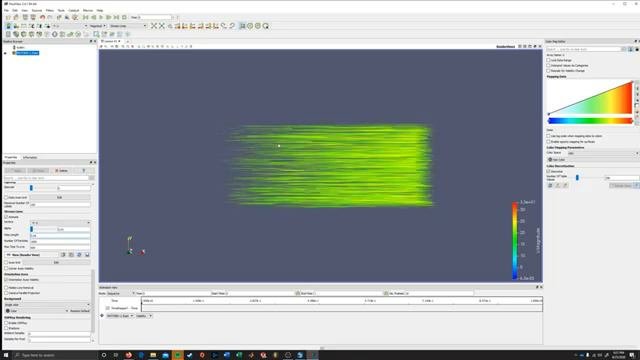 ParaViewOpenFOAM Tutorial Create Animated Streamlines With StreamlinesRepresentation