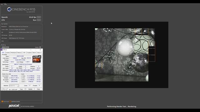 AMD FX-6300 6-CORE | CINEBENCH TEST/SCORE смотреть онлайн