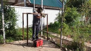 Переезд на Кубань .Турник для сыновей. Вкусный ужин. Копченая курочка и любимый тортик.