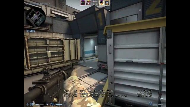 Partida epica con mi amigo | CSGO | Mapa Train | смотреть онлайн