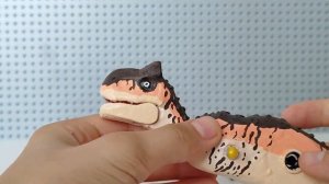 ЛЕГО КАСТОМ КАРНОТАВР /jurassic world/ PREHISTORIC PLANET/Carnotaurus prehistoric planet