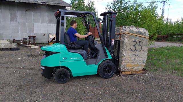 Mitsubishi FG20CNT 2007 г.в. 10 585 часов №F34-20243 смотреть онлайн