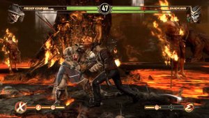 Mortal Kombat 2011 (PC) Two Players: Freddy & Scorpion Ladder