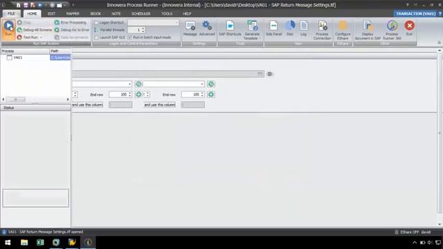 SAP Return Message Settings - Process Runner Help смотреть онлайн
