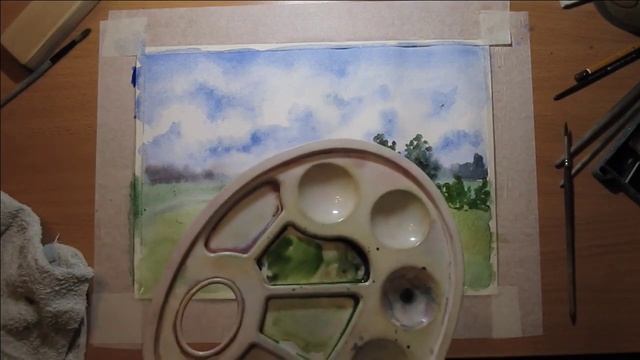 Летний день. Пейзаж родной природы. Акварель. 6 кл t смотреть онлайн