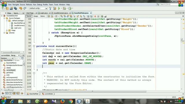 Java - 35. How to set current date and time on the JMenu смотреть онлайн