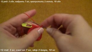 Вяжем варежки для кукол: часть 1. (crochet mitten, мастер-класс)