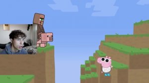 Reaccioné a la ANIMACIÓN MÁS ÉPICA de PEPPA PIG en MINECRAFT