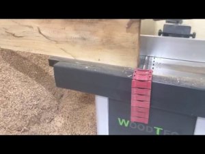 Станок фуговальный WoodTec F 300. Процесс фугования доски. Часть 1