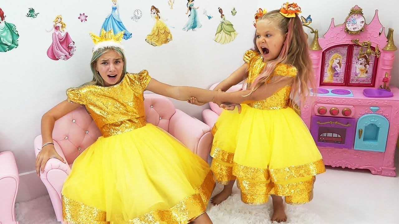 Diana & Maggie Pretend Play Fun Playtime with Color Balloons смотреть онлайн