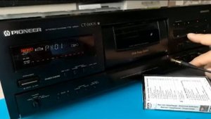 Установка командной шестерни ЛПМ Reference Master кассетной деки Pioneer CT-S830S. Инструкция.